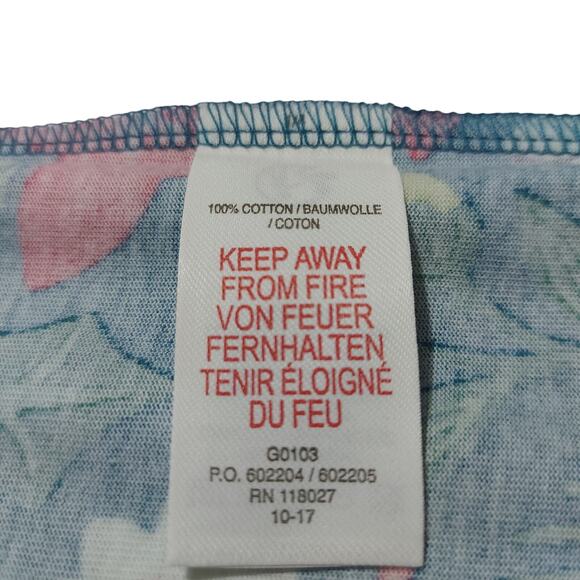 Mini Boden raglan sleeved mixed holiday print top - Picture 7 of 8